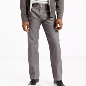 LEVI'S 569™ Loose Straight Fit Grey Denim Men’s Jeans Sz 34X34